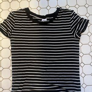 Black and White Striped shirt
